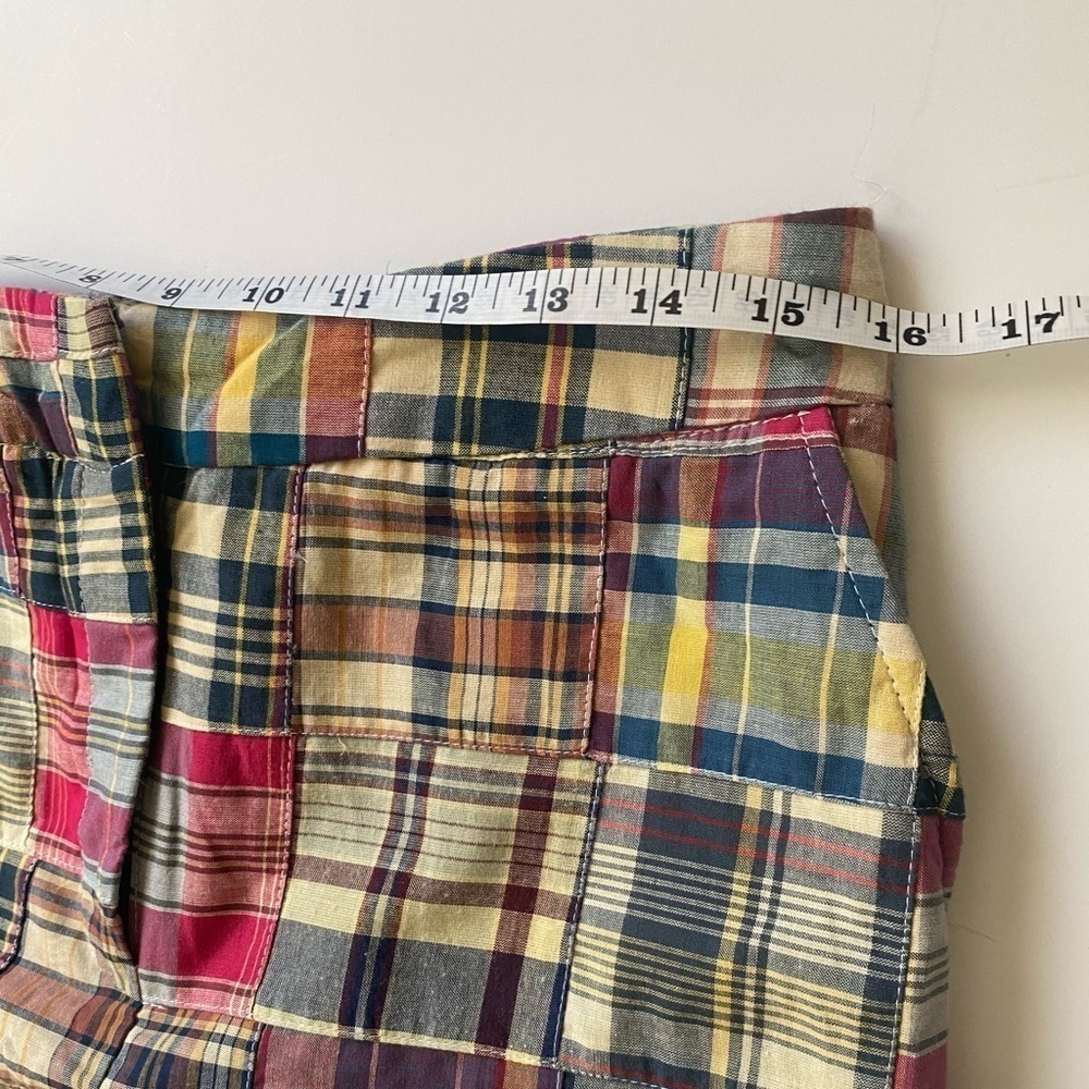 Carole little madras plaid mini skirt 4 - Picture 2 of 5